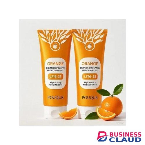 Orange enzymes exfoliating brightening gel in Hair-extension