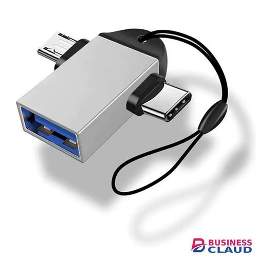 2 in 1 OTG Adapter USB 3.0 Female To Micro USB Male And Type-C Male Connector Aluminum Alloy on The Go Converter For Macbook pro Samsung Huawei Xiaomi USB Data Cable OTG in 1-otg-adapter-usb-3-0-female-to-micro-usb-male-and-type-c-male-connector-aluminum-alloy-on-the