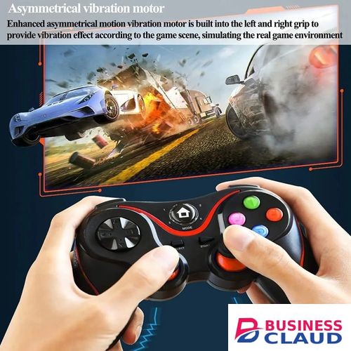 V8 Wireless Bluetooth Game Controller Gaming Pad With Smartphone Holder in Built-charging-cable-and-22-5w-fast-charging