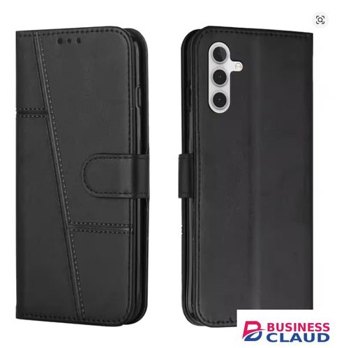 Samsung Galaxy A07, A17, A06, A16, A26, A36, A56, A15 Back Cover Flip case Wallet Book Leather Magnetic Heavy Protective Phone Case/ cover - Black