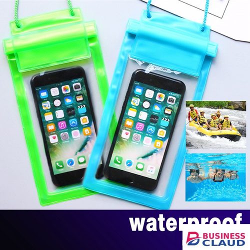 Transparent Waterproof Phone Pouch - Swimming/Diving Case with Touchscreen in Built-charging-cable-and-22-5w-fast-charging