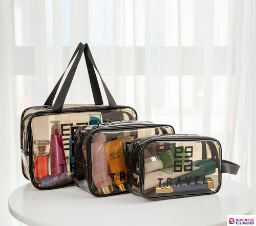3pcs/set Makeup Bags Travel Wash Bag Transparent Waterproof Makeup Transparent waterproof makeup bag Storage Pouch Large Capacity in Kenya-premium-incense-scent