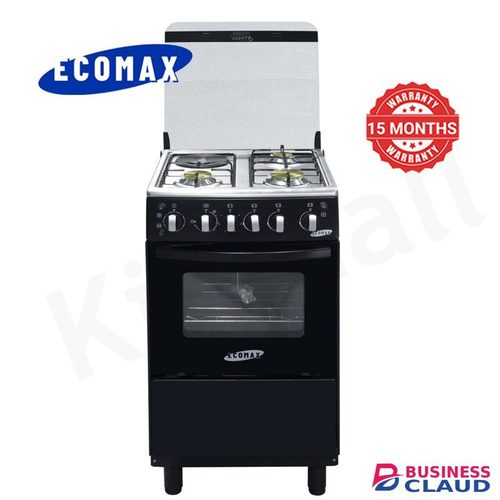 Free ECOMAX 3 Gas + 1 Electric 4 Burners Free Standing Gas Cooker Cooking Range with 55L Oven Automatic lgnition LX-680-3G1E in Type-c-cable-lightweight-design