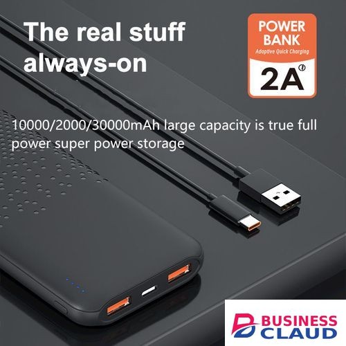 RichRipple Power Banks 20000mAh Y20 USB IPhone Power Bank Suitable for all Phones LED Display Portable Power Bank powerbank in Built-charging-cable-and-22-5w-fast-charging