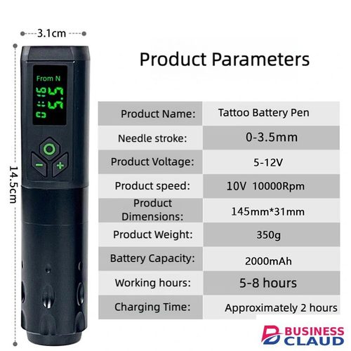 Wireless Tattoo Pen Kit – Rotary Tattoo Machine for Lining, Shading & Beginner Practice in Kenya-premium-incense-scent