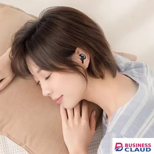 TIMACK X55 Sleeping Earbuds Wireless Mini Headphones For Work TWS Bluetooth Earphone Stereo Hidden Headsets with Mic HD Call Sport Earpods Compatible For Smartphones in Cables