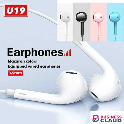 3.5mm Round Hole U19 Macaron Multi-Color Optional Wired Earphones With Microphone Universal Earphones For Mobile Phones Laptop PC in Cables-led-light-flashlight