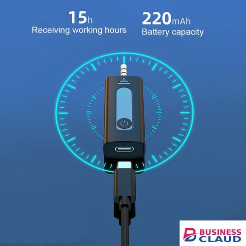 3.5mm Wireless Lavalier Microphones Lapel Omnidirectional Condenser Mic For Camera Speaker Smartphone Recording in Cables-led-light-flashlight