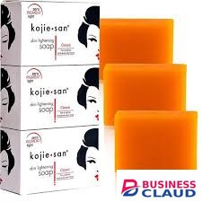 3pcs Kojie San Skin Lightening Soap - Original Classic Kojic Acid Soap for Dark Spots, Hyperpigmentation, Whitening & Scars - Beauty with Coconut & Tea Tree Oil for Fair Flawless Even Skin Brightening
