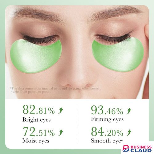Aloe vera eye mask SADOER collagen improves dark circles, wrinkles, and eye bags 60pcs/30pairs in Kenya-premium-incense-scent