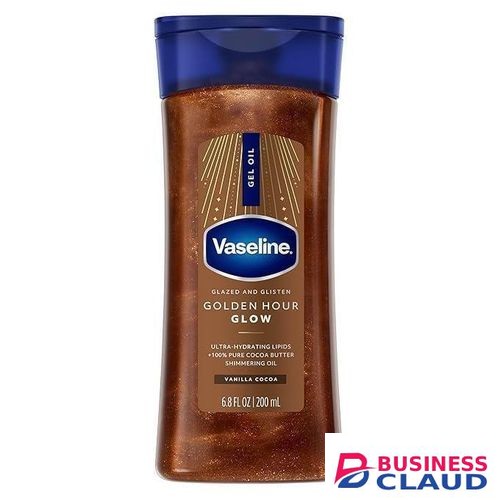 Vaseline Glazed and Glisten Golden Hour Glow Shimmering Body Gel Oil