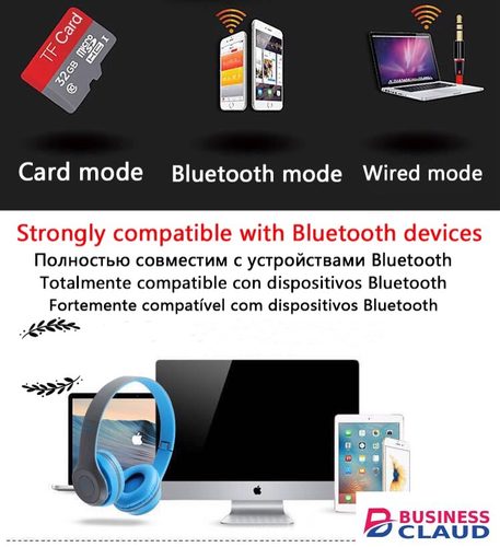 RichRipple P47 Wireless Stereo Bass Bluetooth Headphone Sports Foldable Headset With TF Micro for IOS/Android in Cables-led-light-flashlight