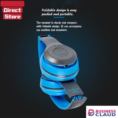 RichRipple P47 Wireless Stereo Bass Bluetooth Headphone Sports Foldable Headset With TF Micro for IOS/Android in Cables-led-light-flashlight