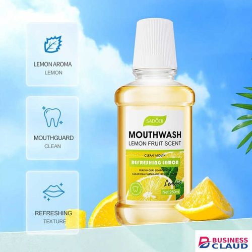 Sadoer Mouthwash Lemon / Mint / Peach fruit scent Remove Oral Odor Mouth Liquid Cleansing Rinse Mouth Wash in Hair-extension