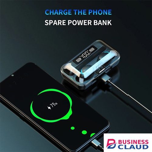 F9-5c Wireless Bluetooth Earphone earpods Fingerprint Touch HiFi Stereo Pods