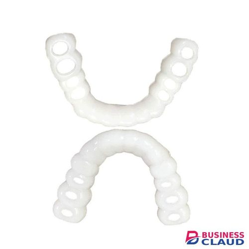 2Pcs/Set Silicone Whitening Teeth Braces, Upper Lower Teeth Cover, Simulation Denture B2-873