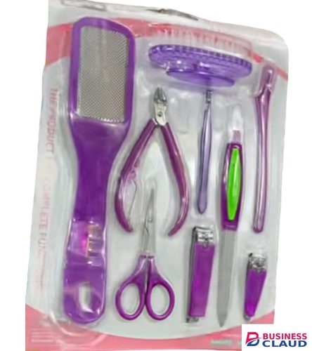 9-in-1 Professional Manicure & Pedicure Tool Set - Nail Care Kit with Nail Clipper, File, Scissors, Cuticle Pusher & More - Portable Case for Home & Travel in 1-professional-manicure-pedicure-tool-set-nail-care-kit-with-nail-clipper-file-scissors-cuticle