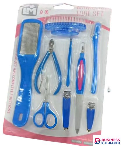 9-in-1 Professional Manicure & Pedicure Tool Set - Nail Care Kit with Nail Clipper, File, Scissors, Cuticle Pusher & More - Portable Case for Home & Travel