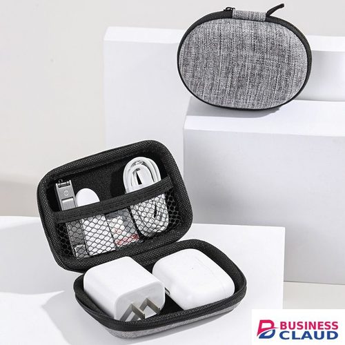 Portable Digital storage bag, portable data cable storage box, charger, power cord, hard disk protection case, headphone, USB drive storage bag in Cables-led-light-flashlight