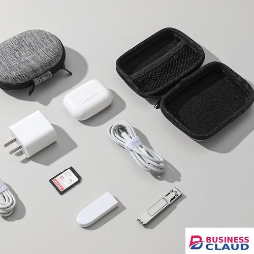Portable Digital storage bag, portable data cable storage box, charger, power cord, hard disk protection case, headphone, USB drive storage bag in Cables-led-light-flashlight