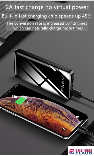 RichRipple 2A Fast Charge Power Banks 10000mAh iPhone&Android Power Bank Universal Portable Mobile Power With Dual USB LED Lamp powerbank