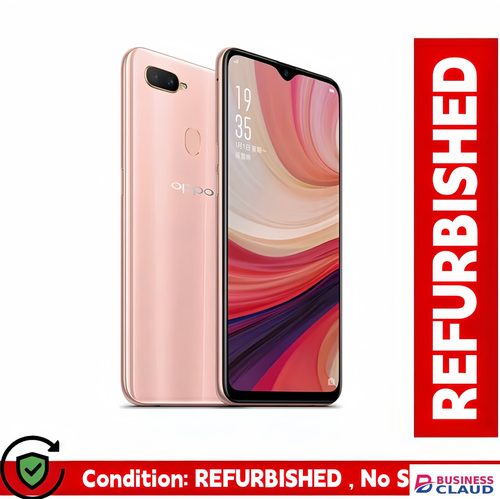 Refurbished Refurbished oppo A5s smartphone with 64GB+4GB 6.2-inch screen, 4G Android LTE dual SIM phone, 4230mah battery, 8mp rear 13MP+2MP camera, 8-core smartphone 5.0 Face Unlock Fingerprint Unlock in Built-charging-cable-and-22-5w-fast-charging