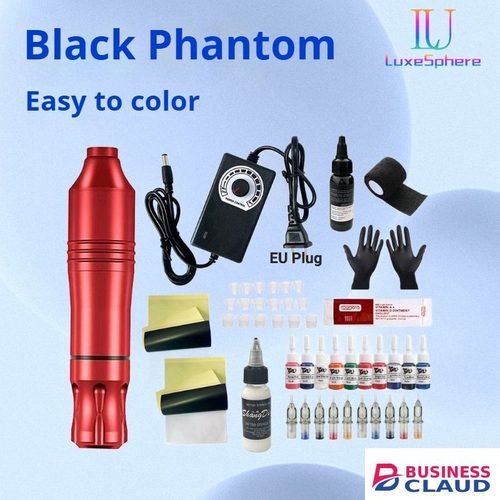 Professional Tattoo Kits Professional Tattoo Pen Kit Rotary ,Tattoo Machine With Tattoo Power Supply, Ink, Gloves , Cartridge Needles Tattoo Kit For Body, Suitable for Beginners, Professionals, Tangent-line Foggin Supply in Kenya-premium-incense-scent
