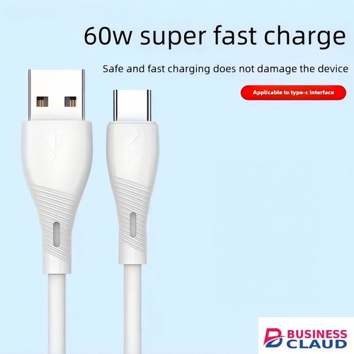 Charger Cables Fast 60W 6A Type-C，iphone 15/16/17 available for most mobile phones Huawei, Samsung, Transsion, Xiaomi, iphone,OPPO, Realme Available in Cables