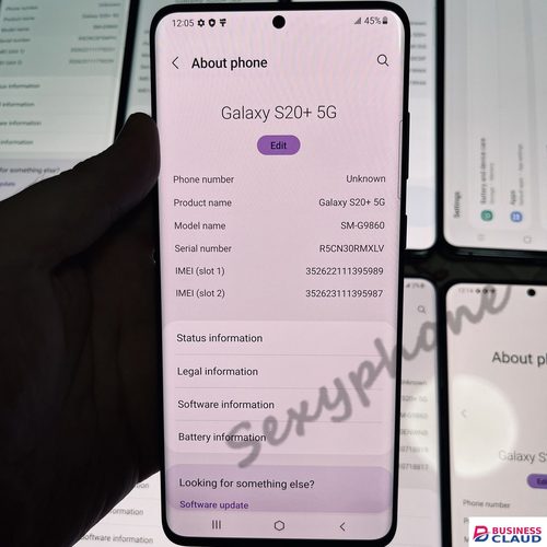 Refurbished Original Refurbished Original Samsung Galaxy S20+ S20 Plus 6.7" Unlocked Smartphopne in Cables-led-light-flashlight
