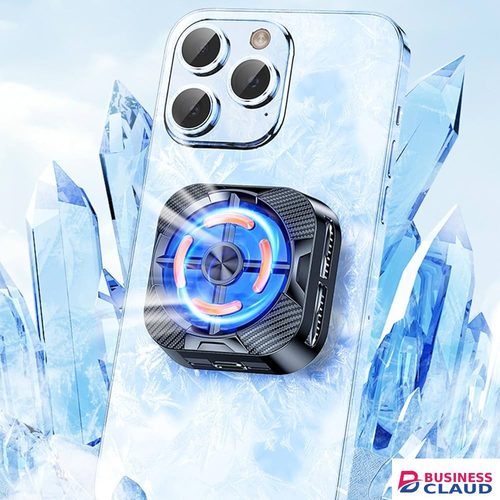Magnetic/Back-clip Phone Cooler Sports Design Semiconductor Cooling Device for Gaming Live Streaming Cool Lighting Effects Design in Cables-led-light-flashlight