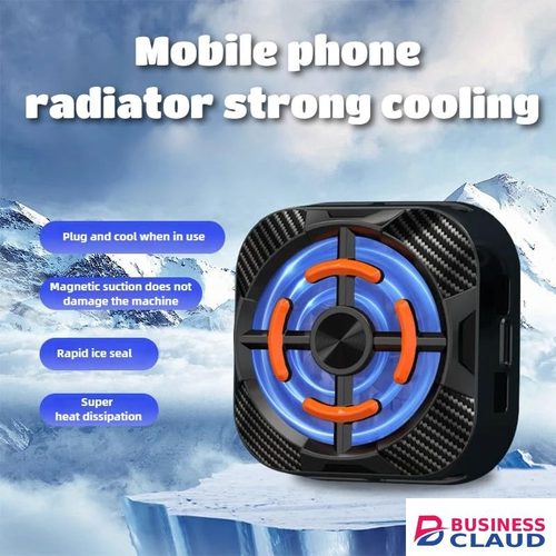 Magnetic/Back-clip Phone Cooler Sports Design Semiconductor Cooling Device for Gaming Live Streaming Cool Lighting Effects