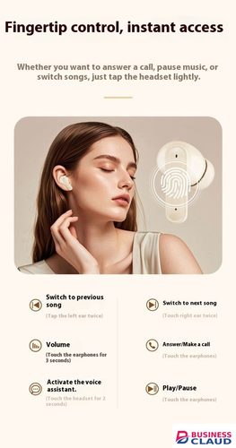 New RichRipple New 510C Bluetooth Earphones TWS Wireless Earphone Sports EarPods Digital LED Display Stereo Earphones with Mic 5.3 Bluetooth Type-C In Ear Earbuds With Battery Display in Cables-led-light-flashlight