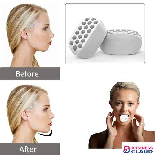 2pcs JawLine Exerciser Ball Facial Jaw Muscle Toner Trainin Fitness Anti-aging Food-grade Silica Face Chin Cheek Lifting Slimmin Grade in Hair-extension