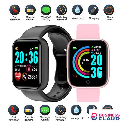 JC 2024 Y68 Smartwatches(no separate charger needed) bluetooth smart Watches Smartwatch Relogio Inteligente Inteligente Smarth Full Touch Screen Y68 D20 Smart Watch For Christmas Gifts in Cables-led-light-flashlight