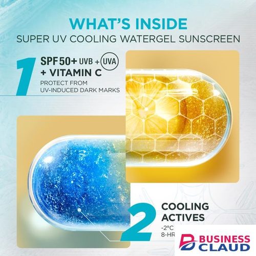 Garnier Super UV Cooling Watergel Sunscreen with Vitamin C & SPF 50 + UVB/UVA, Protects from UV Induced Dark Marks in Kenya-premium-incense-scent