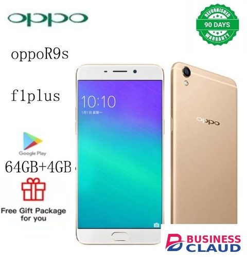 Refurbished Refurbished OPPO R9s F1 Plus | 4GB+64GB Dual SIM Unlocked Phone, 16MP+8MP Camera, 3010mAh Battery Smart Phones in Cables-led-light-flashlight