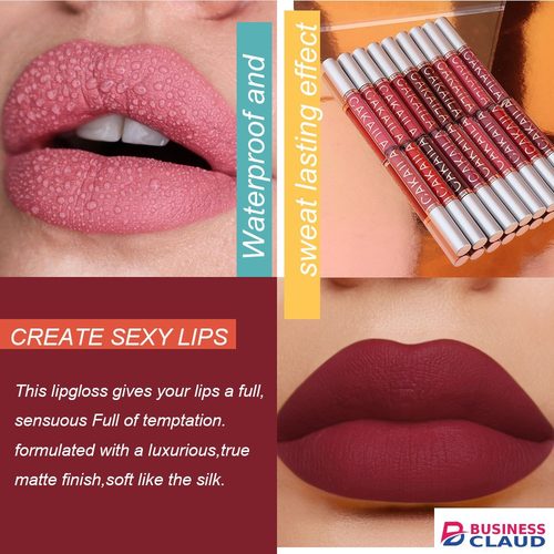 10PCS Lipsticks Set Long Lasting Nonstick Cup Makeup Cosmetics Kit For Girl Women Lipstick Makeup Cosmetics Lips INS Hot in Kenya-premium-incense-scent