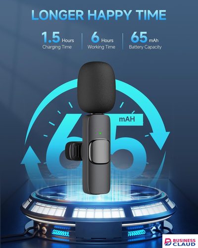 4 in 1 Wireless Lavalier Microphones for Android, iPhone 15(Above), iPad, Camera, USB-C Microphone, 7-Hour Battery, Mini Microphone with Noise Reduction for Video Recording, Vlog, YouTube, TikTok in 1-wireless-lavalier-microphones-for-android-iphone-15-above-ipad-camera-usb-c-microphone-7-hour