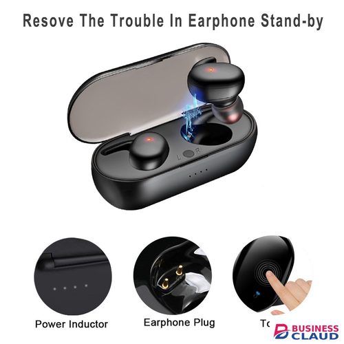 Y30 TWS Wireless Earphone 5.0 Noise Cancelling Earpods Bluetooth Earphones Earbuds For For Android & IOS Smart Phones in Cables-led-light-flashlight