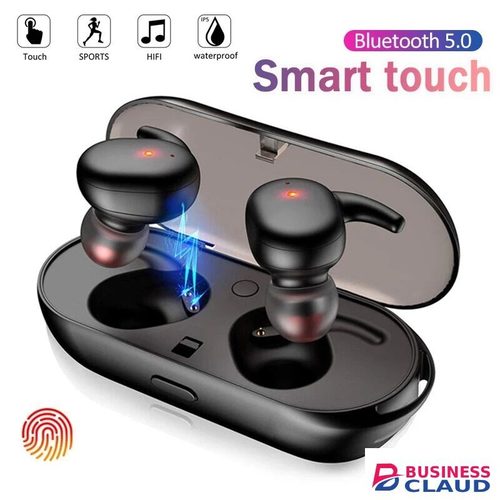 Y30 TWS Wireless Earphone 5.0 Noise Cancelling Earpods Bluetooth Earphones Earbuds For For Android & IOS Smart Phones in Cables-led-light-flashlight
