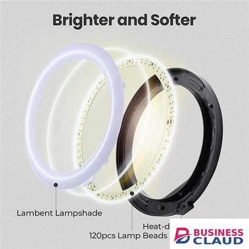 10inch/ 8inch 26cm LED Selfie Ring Light Circle Fill Light+2-in-1 design combines the phone holder in 1-design-combines-the-phone-holder