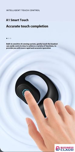 Bluetooth Earphone Bone Conduction In Left Ear Hanging Ear High Power Stereo Ear Noise Reduction Waterproof Running Sports Wireless Earpods Mobile Accessories for iOS Android Phones Earphones in Left-ear-hanging-ear-high-power-stereo-ear-noise-reduction-wat