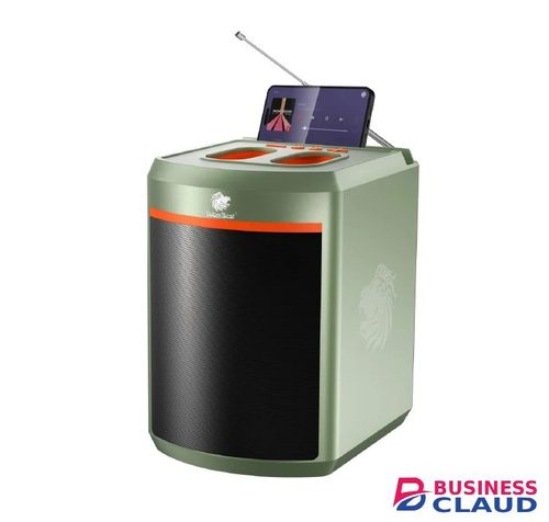 BoomBest Mini Bluetooth Speaker with FM, Aux and Big Bass in Cable-black