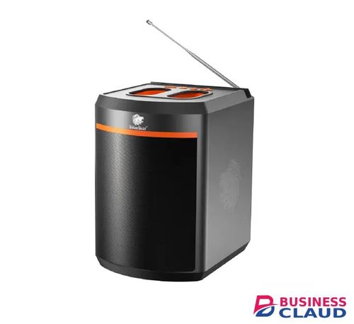 BoomBest Mini Bluetooth Speaker with FM, Aux and Big Bass in Cable-black