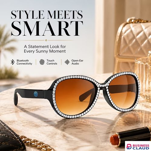 Smart Bluetooth Sunglasses with Built-in Speaker, Wireless Audio Glasses, UV Protection Fashion Smart Eyewear, Hands-Free Calling Music Glasses for Men & Women in Speaker-wireless-audio-glasses-uv-protection-fashion-smart