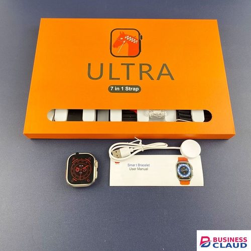 7 In 1 Watch Straps New Smartwatch 2.2HD Amoled Circular Screen ECG Monitoring Reloj inteligente with Protective Case