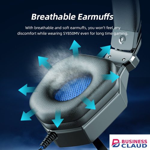Computer Microphones 3.5MM Wire Luminous Gaming Headset Noise Cancelling Soft Earmuff Headphones With Microphone For Smartphones PC Play Station 4 in Cables-led-light-flashlight