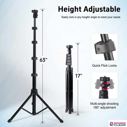 Besundy 2.1M Tripod Stand with 10 Inch LED Ring Light- Dimmable Beauty Ringlight Three colors adjustable for Selfie Live Stream/Makeup/Youtube/Tiktok Video