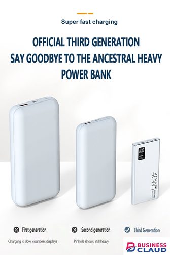 RichRipple Power Banks 20000mAh 10000mAh Ultra Thin 40w Super Fast Charging Large Capacity Power Bank Two-way Fast Charging Digital Display External Battery powerbank in Built-charging-cable-and-22-5w-fast-charging