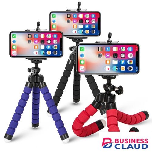 Tripod For Phone Flexible Sponge Octopus Mini Tripod For IPhone Mini Camera Tripod Phone Holder Clip Stand, Mini Bluetooth-compatible Remote Control Button Wireless Controller Self-Timer Camera Stick